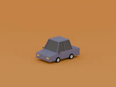 Street assets 2 Low-poly 3D model