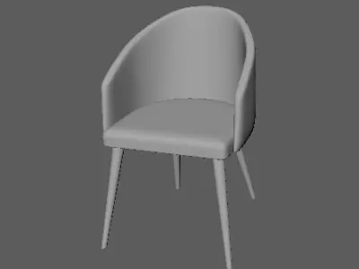 chair 3D model 11
