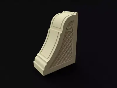 pilaster bookend 3D model