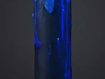 The Arcane Candle  4 Low-poly 3D model