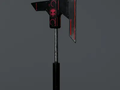 Melee Weapon Pack Sci Fi Design Low-poly 3D model