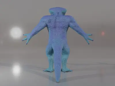 Alien Soldier Version 2 3D model