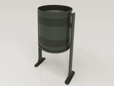 Bcn Trash bin 3D model