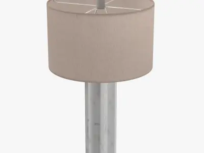 Currey And Company Mercurius Marble Table Lamp PBR 3D model