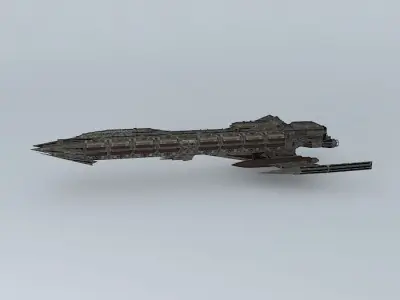 The Balaenoptra Class Tanker-Refinery TR322 3D model