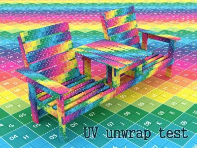 Bench Garden 3D model