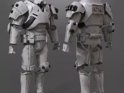 Zuke Custom Armor One12 Scale STL Files 3D print model