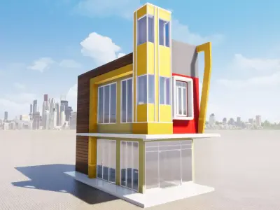 Store 5x10 KPI left 3D model