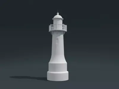 Sarych is a lighthouse  3D model