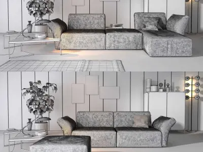 Collection Living room sets Vol 01 3D model