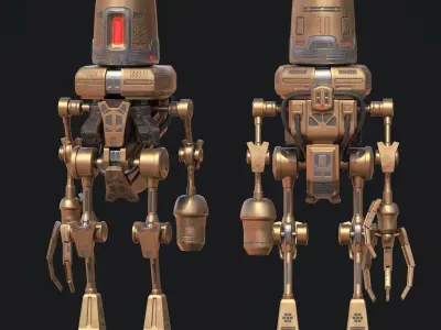 Robot Sci Fi Model 3D model