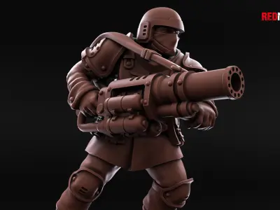 Shock Troops - Squad of the Imperial Force 3D print model