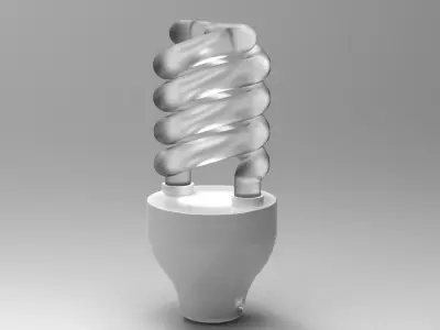 Miniture Light Bulb 3D print model