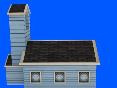 Chuech Low-poly 3D model