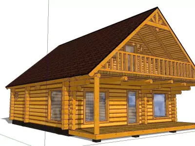 Creative Design-Holiday Cabin-057 3D model