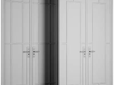 Entrance door set169 3D model