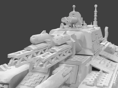 Ork Tank KV-1 3D print model 3D print model