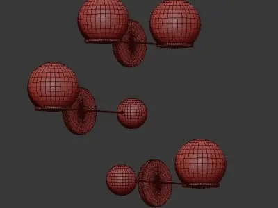 Contrapesso LED Single Sconce 3D model