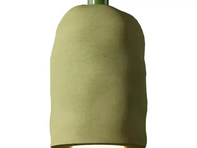 Ceramic Spot Pendant light 3D model