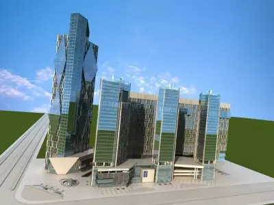 Cityscape 4 3D model