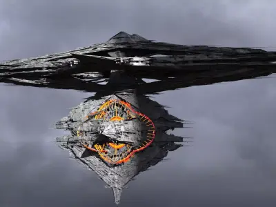 Galactic Senate Ship 2 3D model