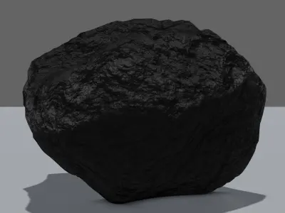 Stone rock Free low-poly 3D model