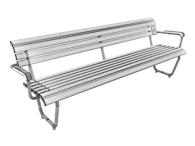 LandiRL park bench 3D model