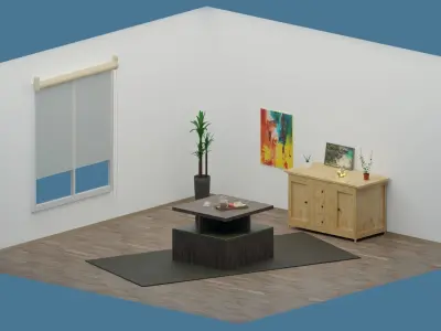 Simple Room 3D model