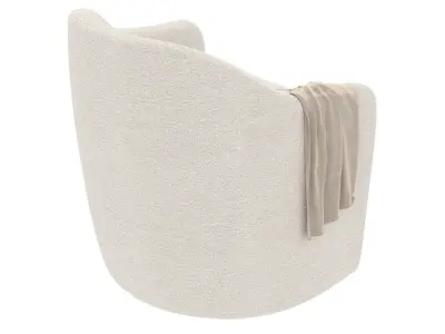 Four Hands Levi Dining Chair 3D model