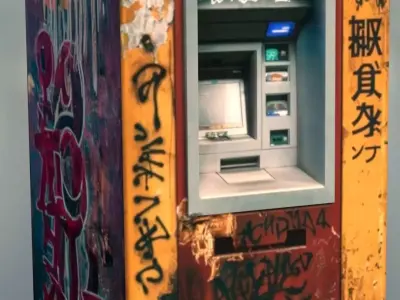 atm machine pack Low-poly 3D model