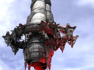 Dark Reaper Tower 3D model