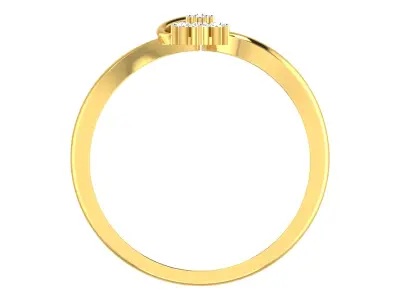 Women Ring Render 3dm STL OBJ FBX Details 3D print model buy