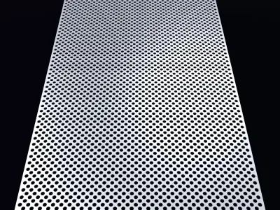 Perforated panel with 38 percent opening 25O50 3D model