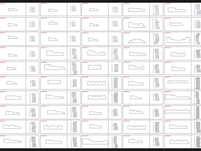 1115 Molding Profile 3D model