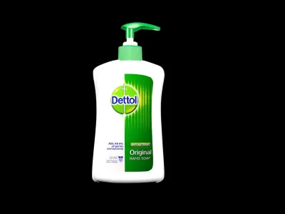 Dettol hand wash Free low-poly 3D model