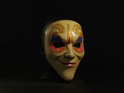 Doctor who Fireplace Mask Clockwork Droid 3D print model