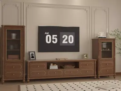 TV cabinet 3D model get