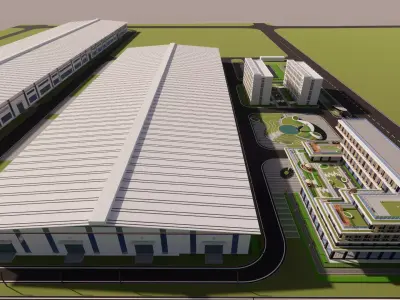 Industrial Scene -A19 3D model