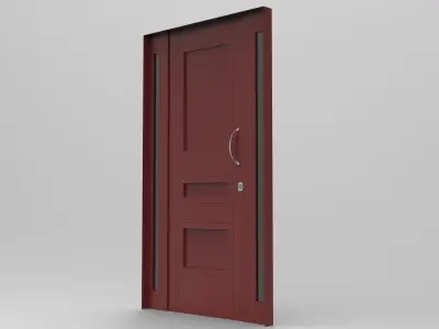 Superior Door Low-poly 3D model