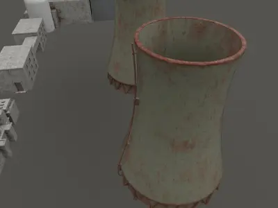  Nuclear power plant 3D model