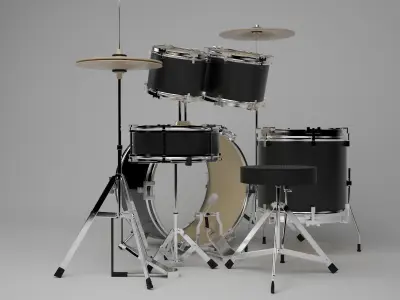 Drum kit 3D model