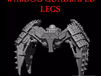 WARDOG QUADRAPEDAL LEGS 3D print model