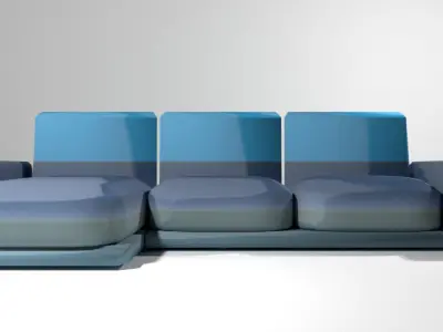 Sofa Set - Type 4 3D model