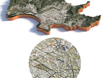 Taipei City Taiwan 3D model