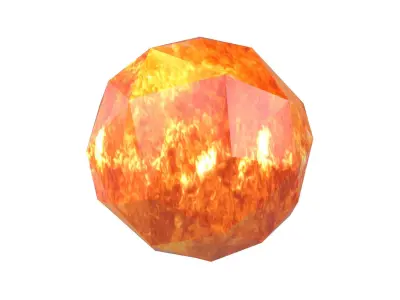 Style Sun v1 001 Free low-poly 3D model