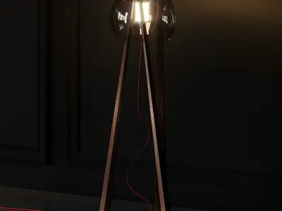 Compass Floor Lamp by Cattelan Italia 3D model