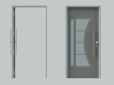 Door sets 12 3D model