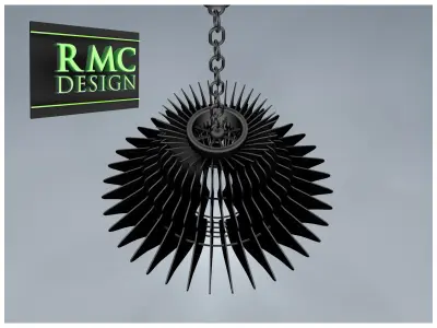 Chandelier 04 By RMC Design 3D model
