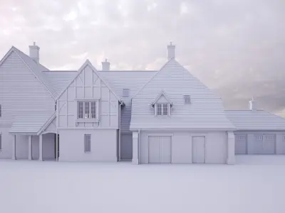 British House Bosc Club 3D model