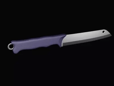 Knife Free low-poly 3D model